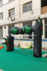 High Quality Scary Monster Eye Inflatable Arch, Heavy-Duty Advertising Inflatable for Long-Term Halloween Display