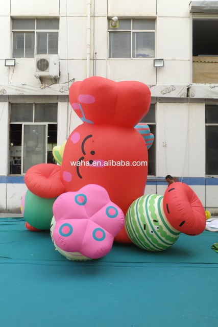 Whimsical Colorful Carrot Inflatable Prop, Promotional Advertising Blow up Inflatable for Carnival & Mall