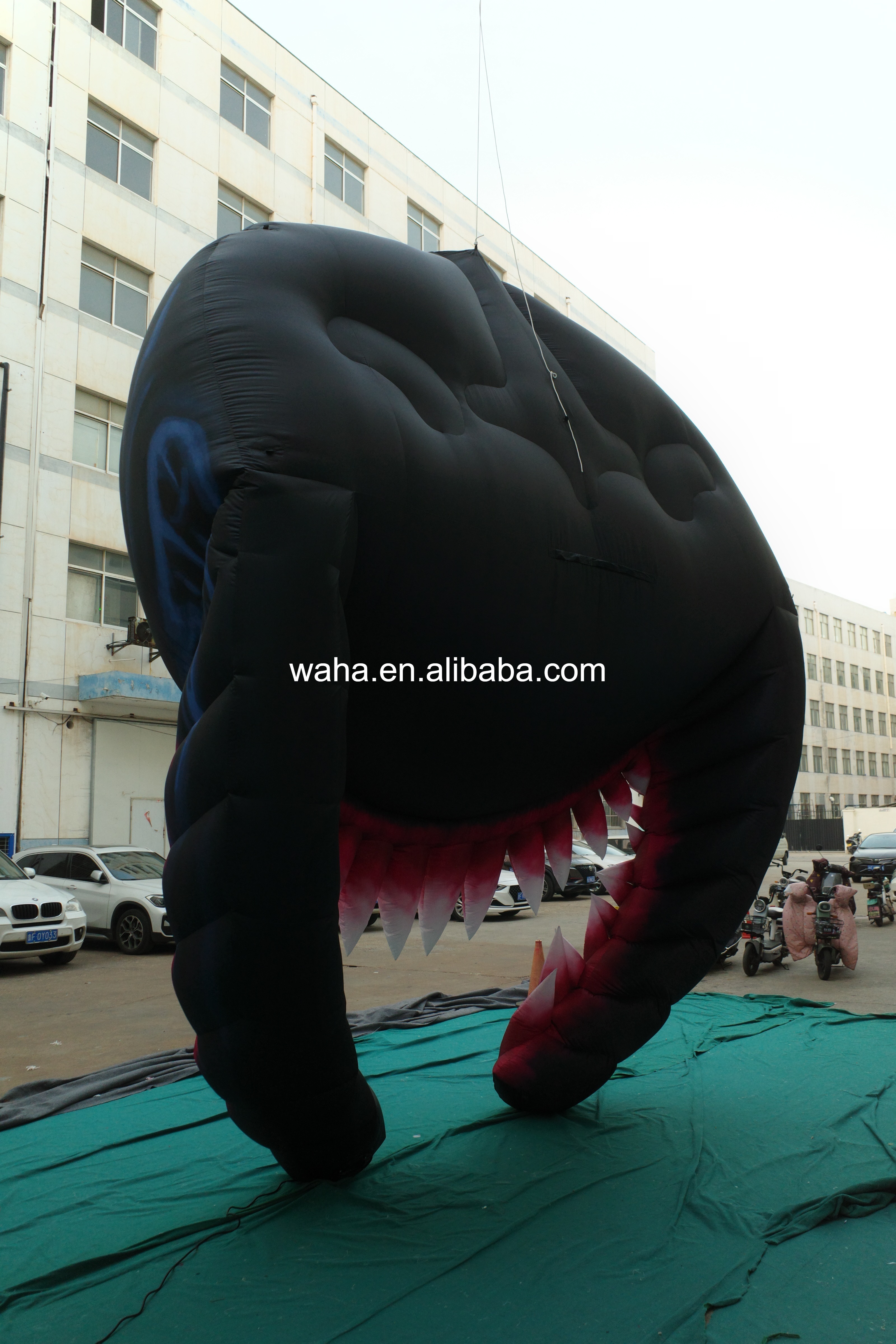 High Quality Realistic Venom Monster Mouth Inflatable, Heavy-Duty Advertising Inflatable for Long-Term Display