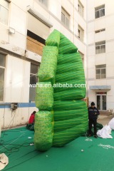 Green Leaf Wrapped Zongzi Inflatable Prop, Promotional Advertising Blow up Inflatable for Mall & Holiday