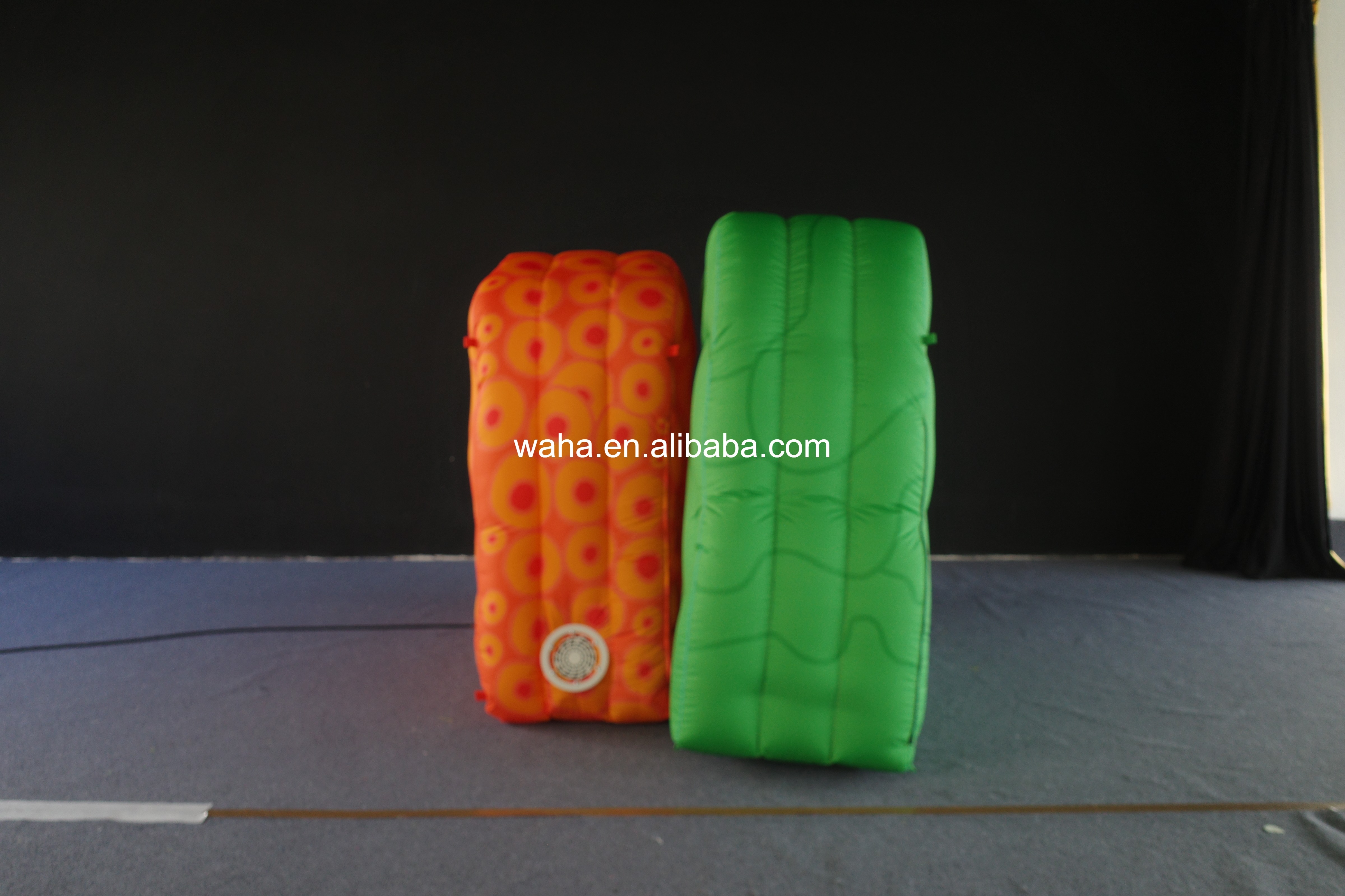 Professional Large Orange Slice Sculpture, Premium Advertising Inflatable for Commercial Exhibition & Art Installation