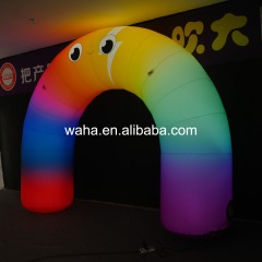Custom Printed Cartoon Rainbow Inflatable Arch, Personalized Advertising Inflatable for Retail Event & Themed Party