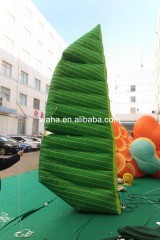 Green Leaf Wrapped Zongzi Inflatable Prop, Promotional Advertising Blow up Inflatable for Mall & Holiday