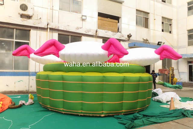 Professional Large Rabbit Zongzi Sculpture, Premium Advertising Inflatable for Commercial Exhibition & Cultural Promotion