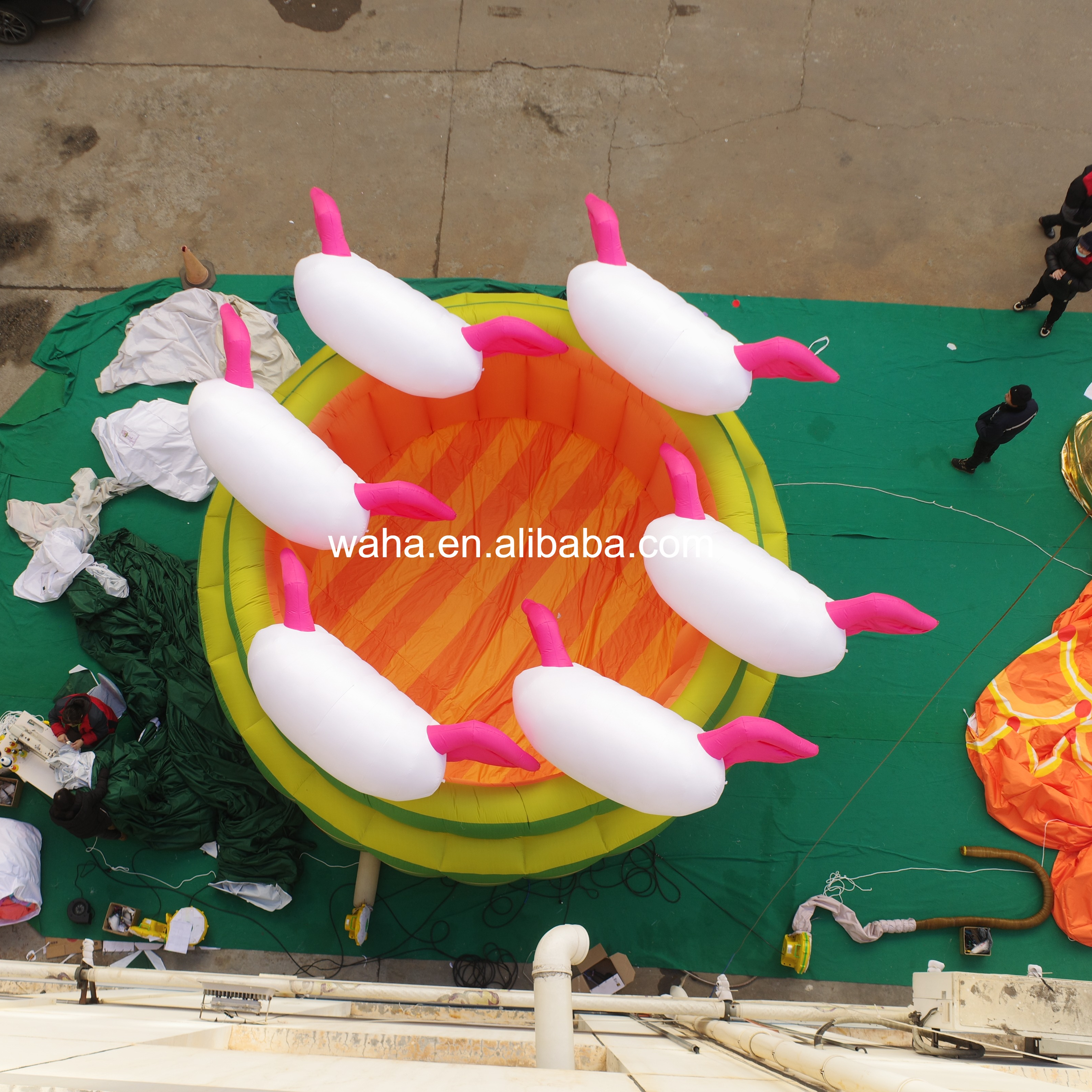 Professional Large Rabbit Zongzi Sculpture, Premium Advertising Inflatable for Commercial Exhibition & Cultural Promotion