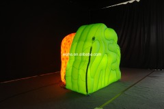Professional Large Orange Slice Sculpture, Premium Advertising Inflatable for Commercial Exhibition & Art Installation