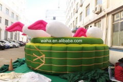 Professional Large Rabbit Zongzi Sculpture, Premium Advertising Inflatable for Commercial Exhibition & Cultural Promotion
