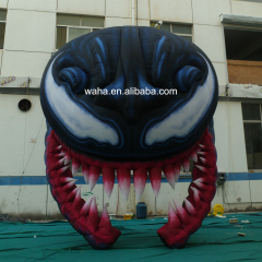 High Quality Realistic Venom Monster Mouth Inflatable, Heavy-Duty Advertising Inflatable for Long-Term Display