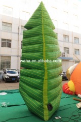 Green Leaf Wrapped Zongzi Inflatable Prop, Promotional Advertising Blow up Inflatable for Mall & Holiday