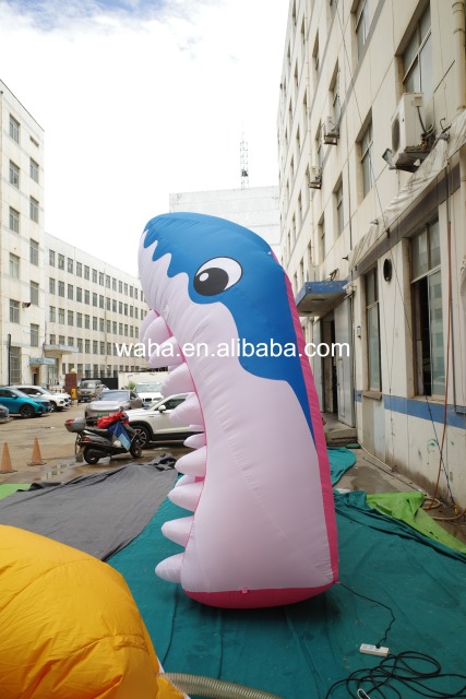 Customized Shark Mouth Inflatable Sculpture, Advertising Inflatable for Commercial Decoration & Photo Booth