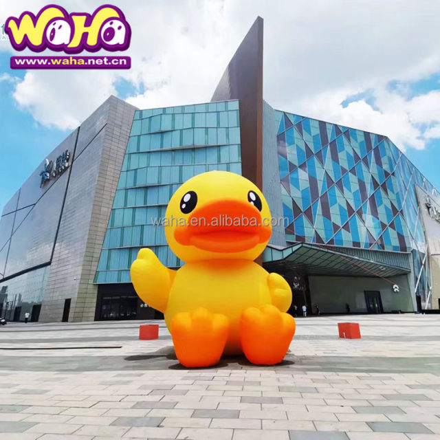 Cute Duck Themed Inflatable Mascot, Promotional Advertising Blow up Inflatable for Mall Displays & Kids' Events