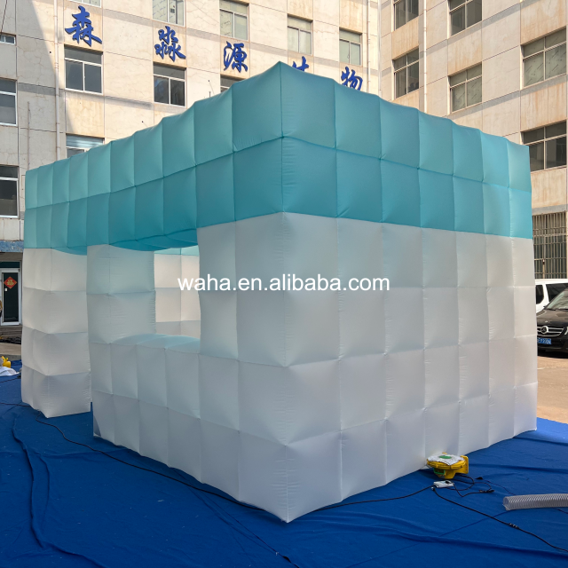 OEM Custom Gradient Inflatable Booth, Commercial Grade Advertising Inflatable for Brand Activations & Exhibitions