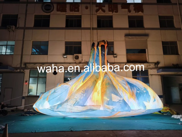 Custom Printed Lava Pattern Inflatable, Personalized Advertising Inflatable for Retail Events & Themed Campaigns