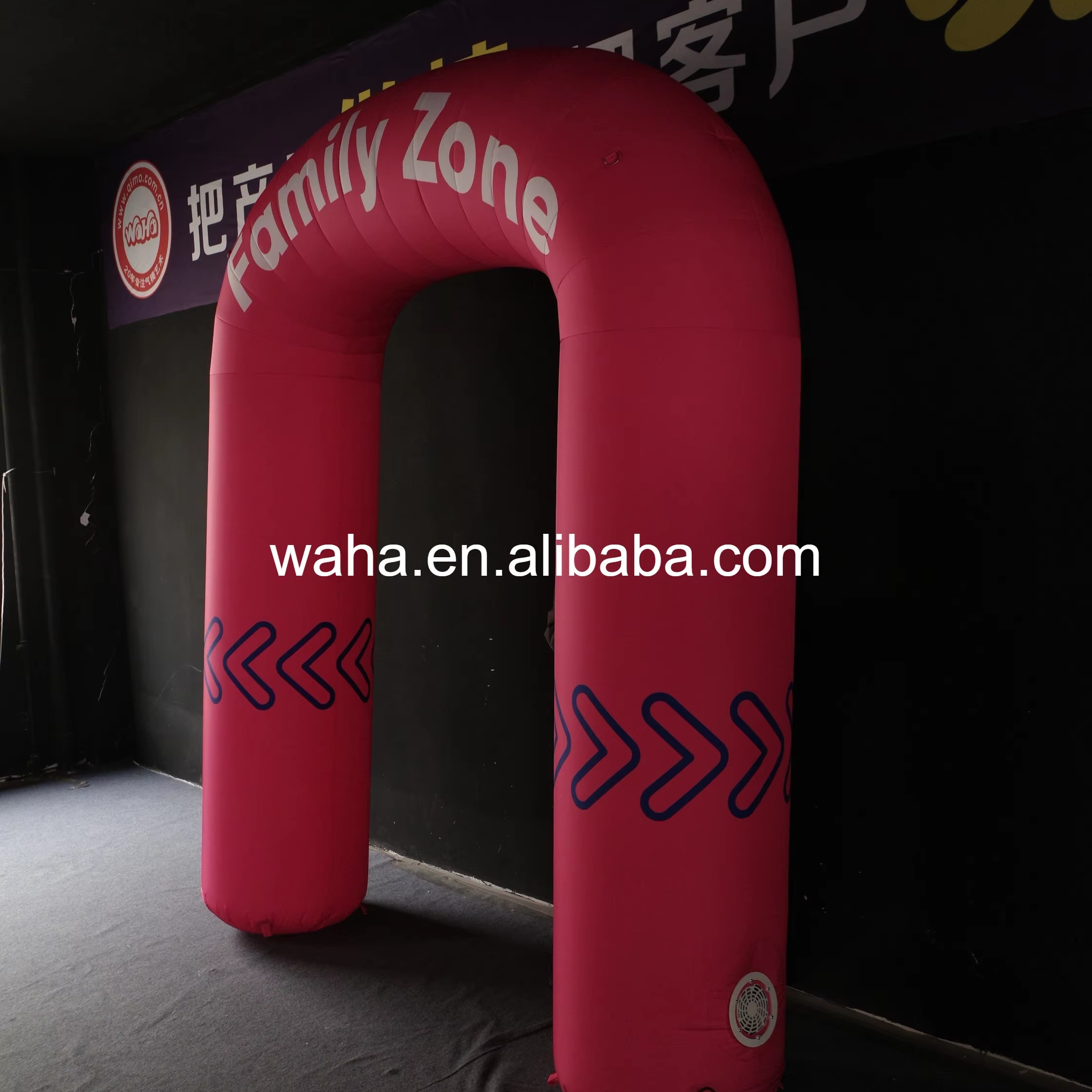 Pink Promotional Inflatable Arch, Promotional Advertising Blow up Inflatable for Mall Zones & Themed Areas