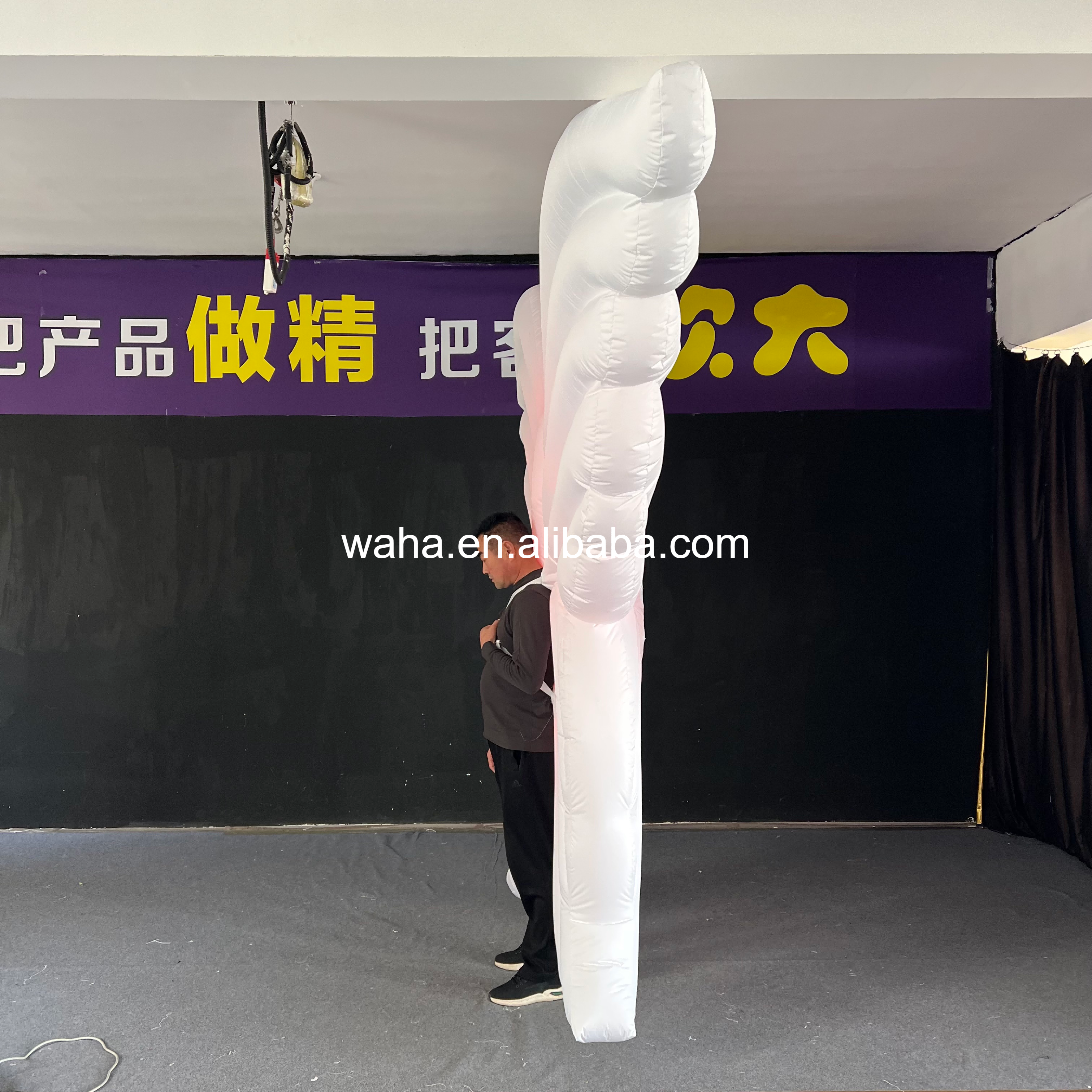 LED Light-Up Angel Wings Inflatable, Durable Advertising Inflatable for Weddings & Art Installations
