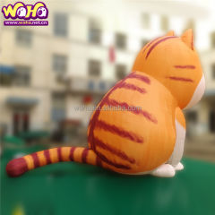 Cute Chubby Cat Inflatable Sculpture, Promotional Advertising Blow up Inflatable for Themed Cafes & Festivals