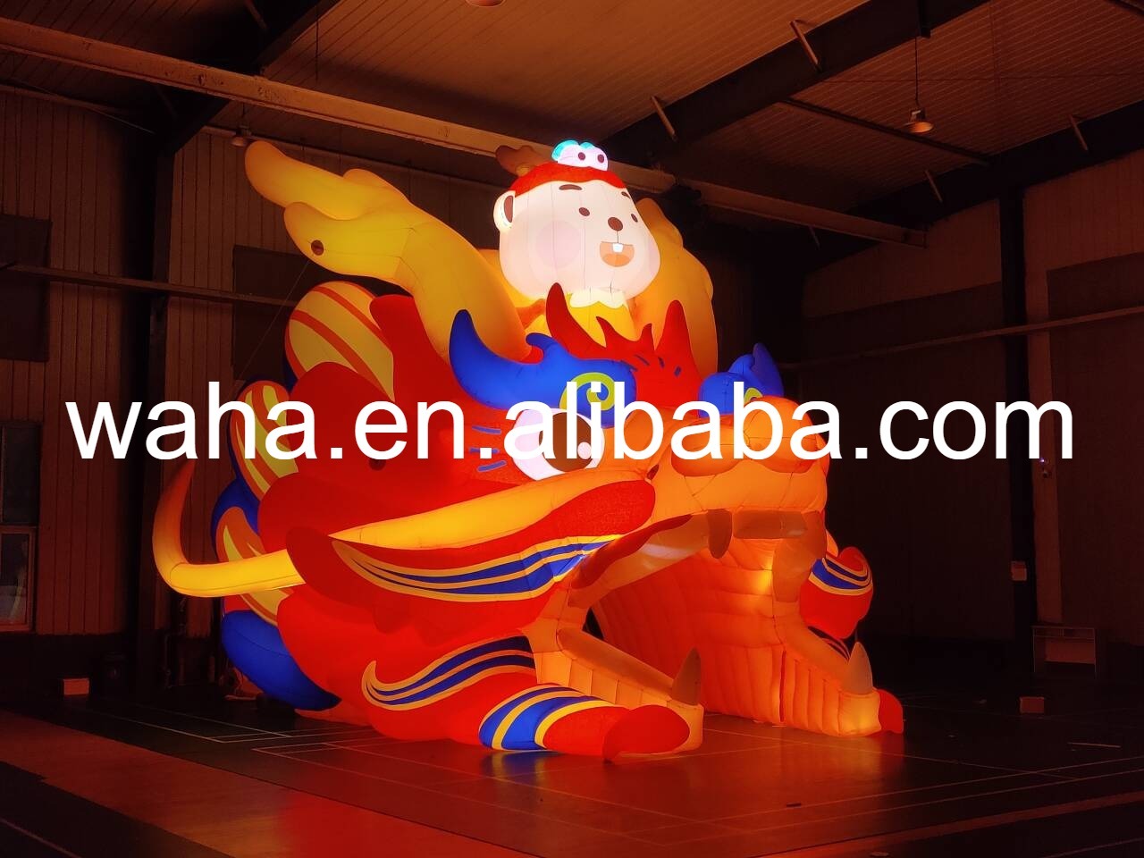 Giant Lunar New Year Dragon Mascot Inflatable, Promotional Advertising Blow up Inflatable for Mall Displays & Parades