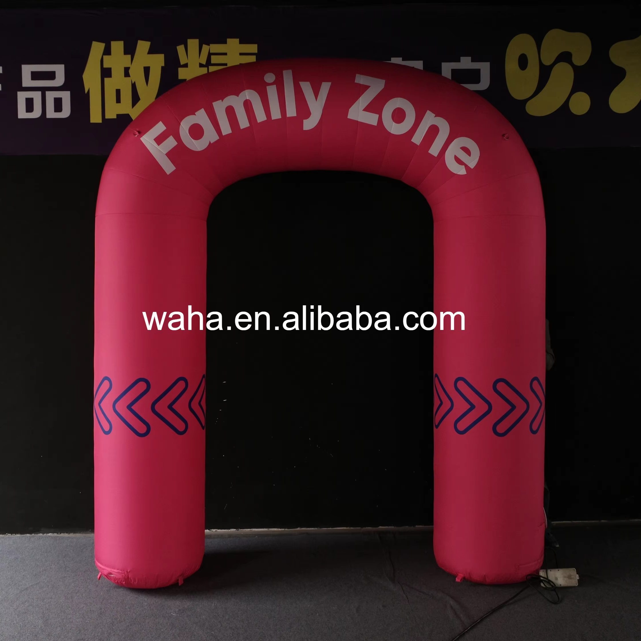 Pink Promotional Inflatable Arch, Promotional Advertising Blow up Inflatable for Mall Zones & Themed Areas