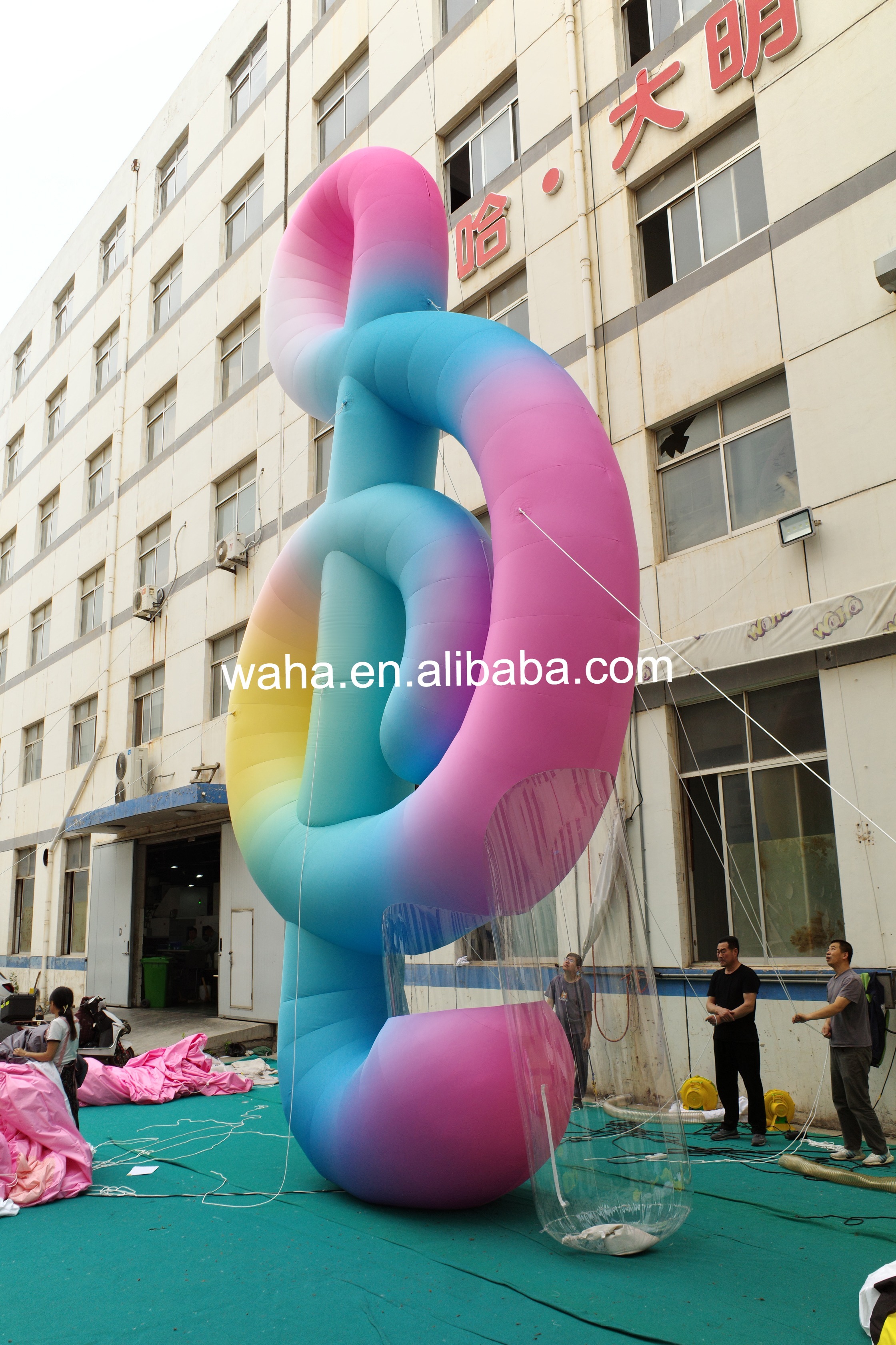 Custom Printed Rainbow Music Note Inflatable, Personalized Advertising Inflatable for Concerts & Brand Activations