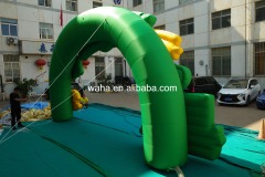 Cartoon Jungle Themed Inflatable Arch, Durable Advertising Inflatable for Amusement Parks & Kids' Events