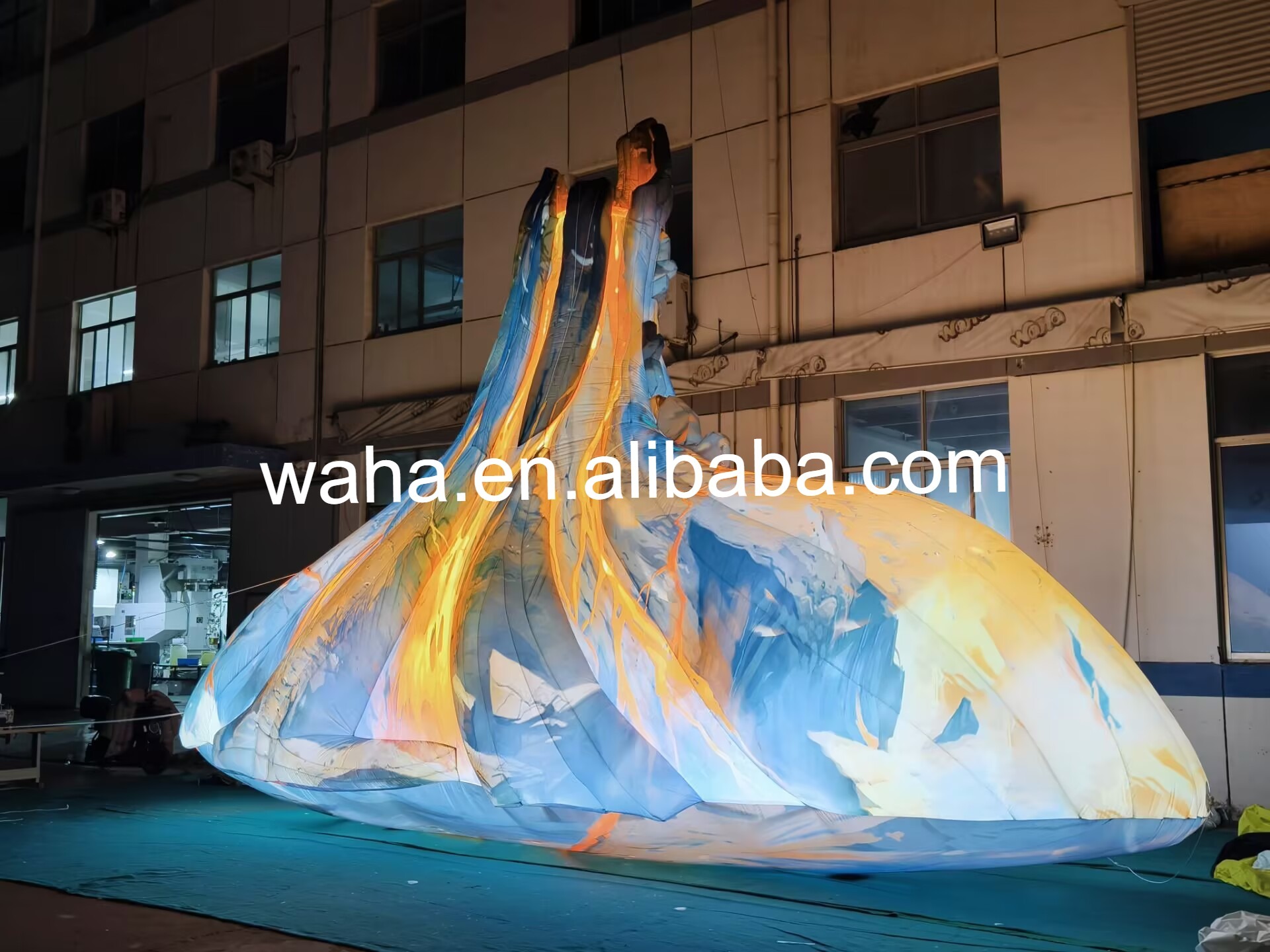 Custom Printed Lava Pattern Inflatable, Personalized Advertising Inflatable for Retail Events & Themed Campaigns