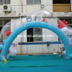 Premium Summer Themed Transparent Inflatable Arch, Long-Lasting Advertising Inflatable for Mall Displays & Summer Festivals