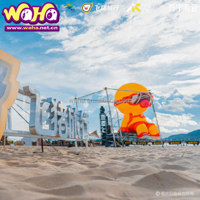 Cute Duck Themed Inflatable Mascot, Promotional Advertising Blow up Inflatable for Mall Displays & Kids' Events