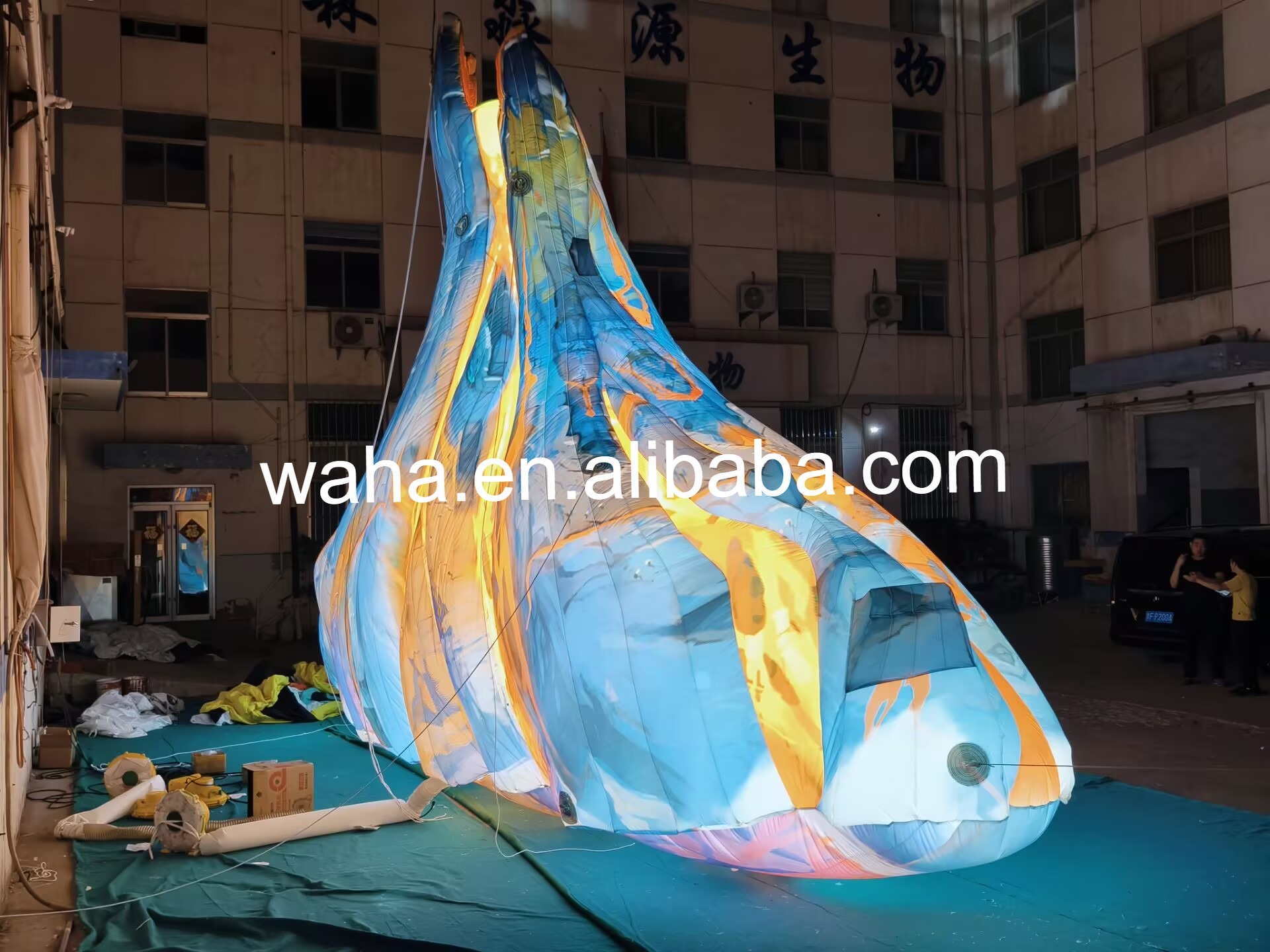 Custom Printed Lava Pattern Inflatable, Personalized Advertising Inflatable for Retail Events & Themed Campaigns