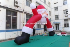 Premium Christmas Santa Themed Inflatable Arch, Long-Lasting Advertising Inflatable for Mall Displays & Winter Events