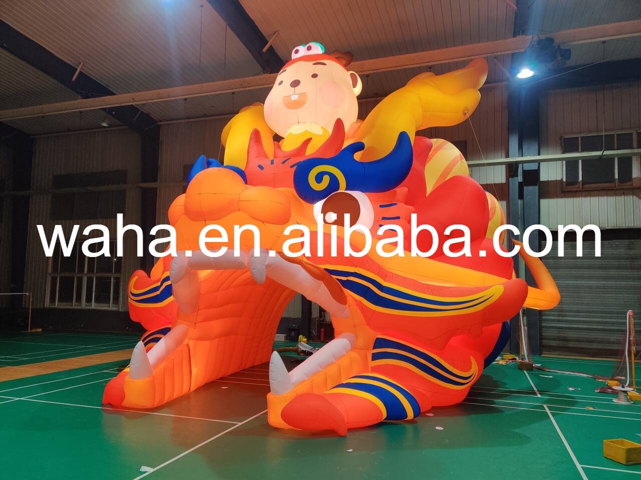 Giant Lunar New Year Dragon Mascot Inflatable, Promotional Advertising Blow up Inflatable for Mall Displays & Parades
