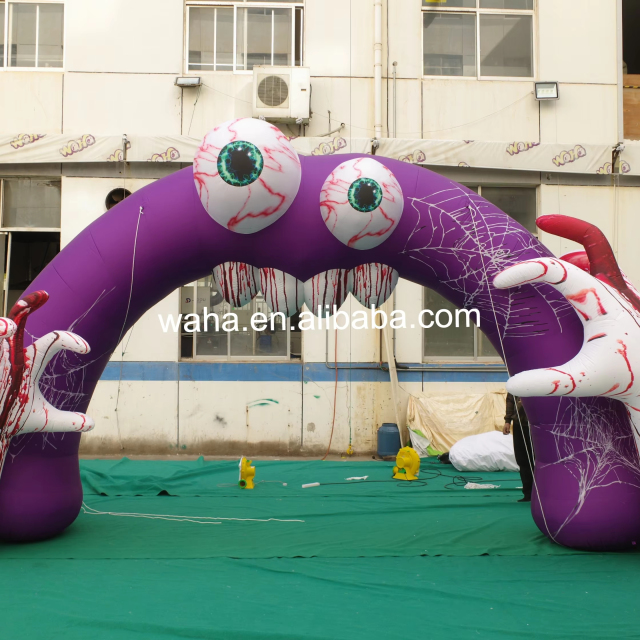 Custom Printed Bloody Horror Inflatable, Personalized Advertising Inflatable for Halloween Events & Retail Promotions