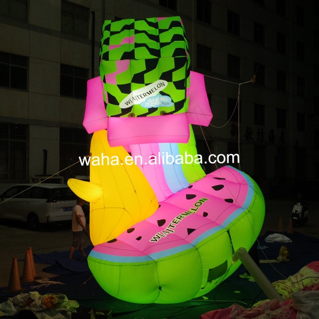 Colorful Cartoon Fruit Themed Inflatable, Promotional Advertising Blow up Inflatable for Mall Activations & Parties