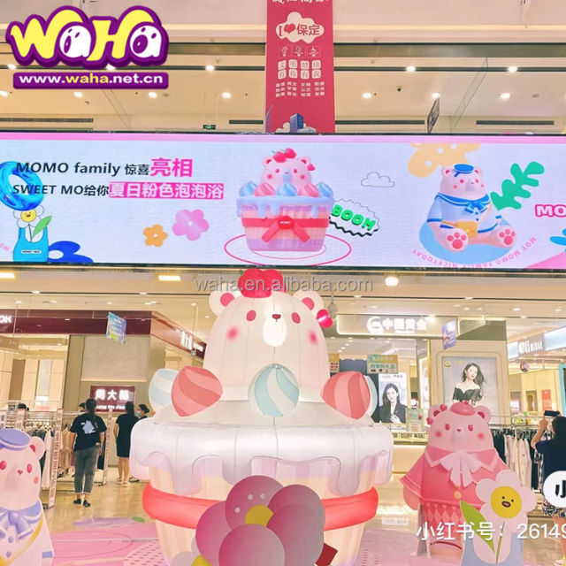 Inflatable Cartoon Bear Balloon for Promotion Advertising