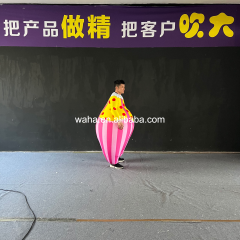 Carnival Themed Inflatable Clown Outfit, Advertising Inflatable for Commercial Events & Photo Booths