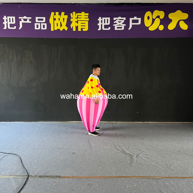 Carnival Themed Inflatable Clown Outfit, Advertising Inflatable for Commercial Events & Photo Booths