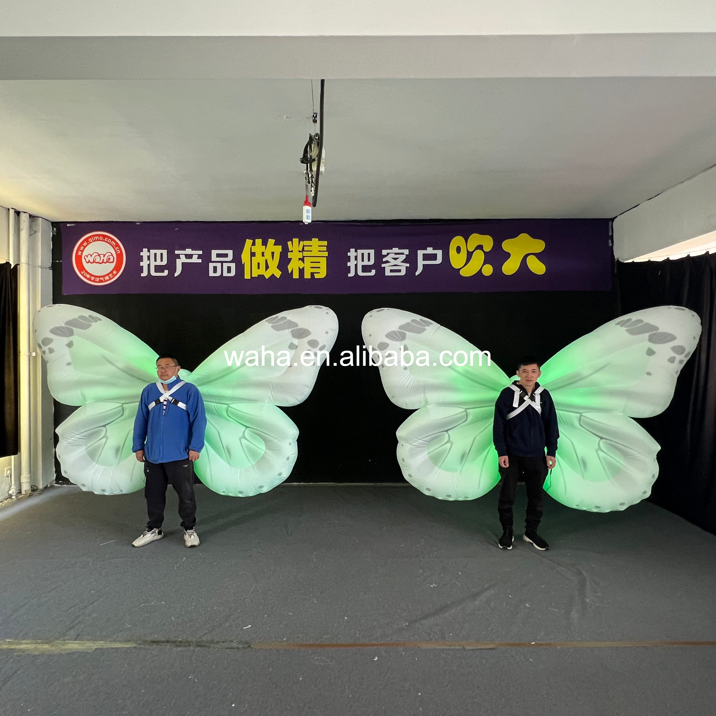 Wholesale Large LED Angel Wing Inflatable, Bulk Advertising Inflatable for Themed Parties & Night Markets