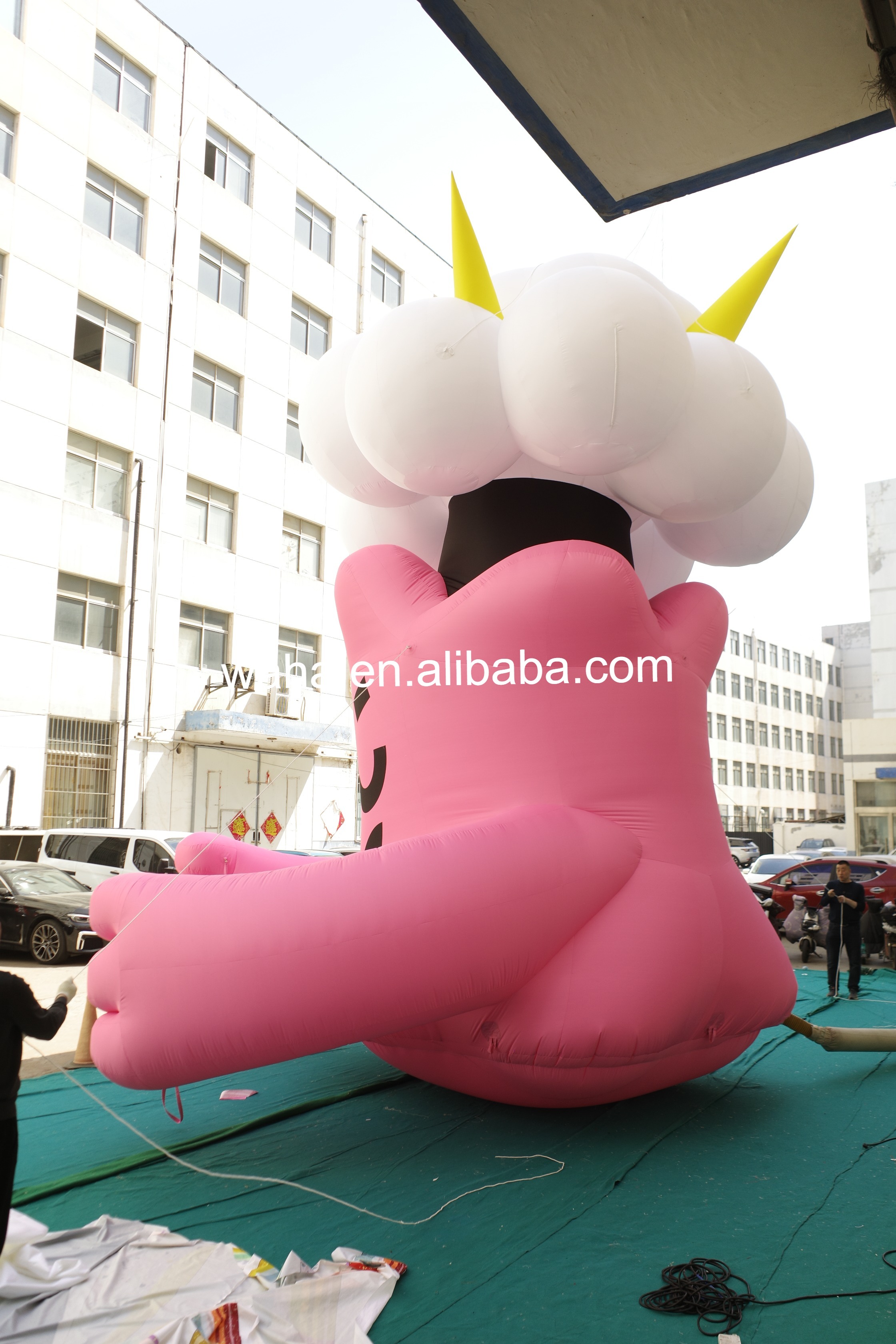 Giant Pink Fist Character Inflatable, Promotional Advertising Blow up Inflatable for Mall Activations & Parties