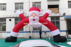 Premium Christmas Santa Themed Inflatable Arch, Long-Lasting Advertising Inflatable for Mall Displays & Winter Events