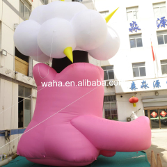 Giant Pink Fist Character Inflatable, Promotional Advertising Blow up Inflatable for Mall Activations & Parties