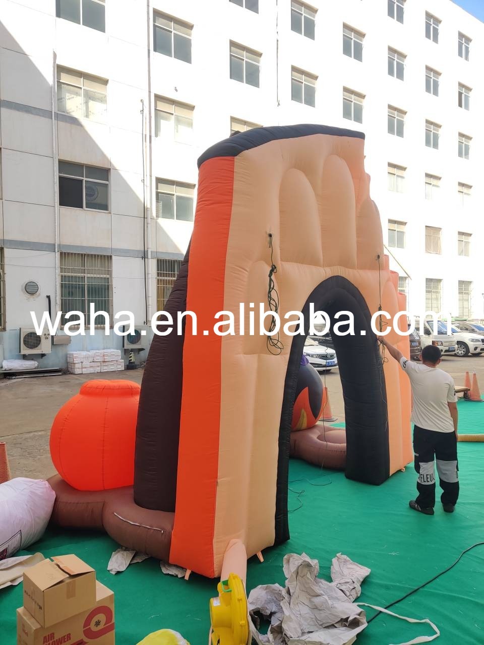 High Quality Halloween Witch & Haunted House Inflatable Arch, Heavy-Duty Advertising Inflatable for Long-Term Outdoor Use