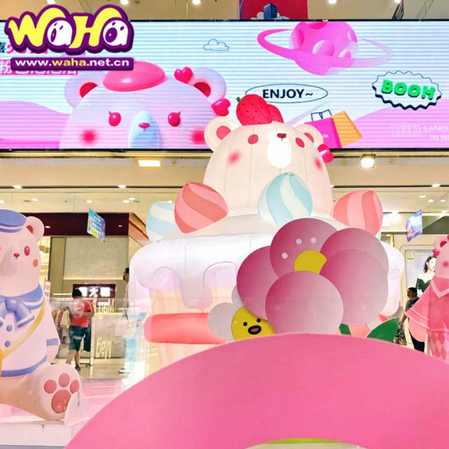 Inflatable Cartoon Bear Balloon for Promotion Advertising