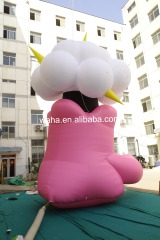 Giant Pink Fist Character Inflatable, Promotional Advertising Blow up Inflatable for Mall Activations & Parties