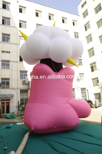 Giant Pink Fist Character Inflatable, Promotional Advertising Blow up Inflatable for Mall Activations & Parties