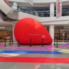 Giant Fluffy Heart Inflatable Sculpture, Promotional Advertising Blow up Inflatable for Love Themed Events & Festivals