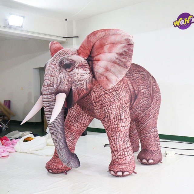 Realistic Elephant Inflatable Sculpture, Durable Advertising Inflatable for Zoo Events & Museum Exhibitions