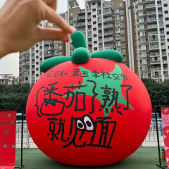 Cute Inflatable Tomato Cartoon Inflatable Vegetable Model for Advertising Inflatables