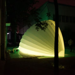 Illuminated Seashell Inflatable Art Installation, Advertising Inflatable for Commercial Decoration & Photo Spots