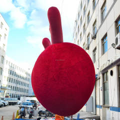 Giant Fluffy Heart Inflatable Sculpture, Promotional Advertising Blow up Inflatable for Love Themed Events & Festivals