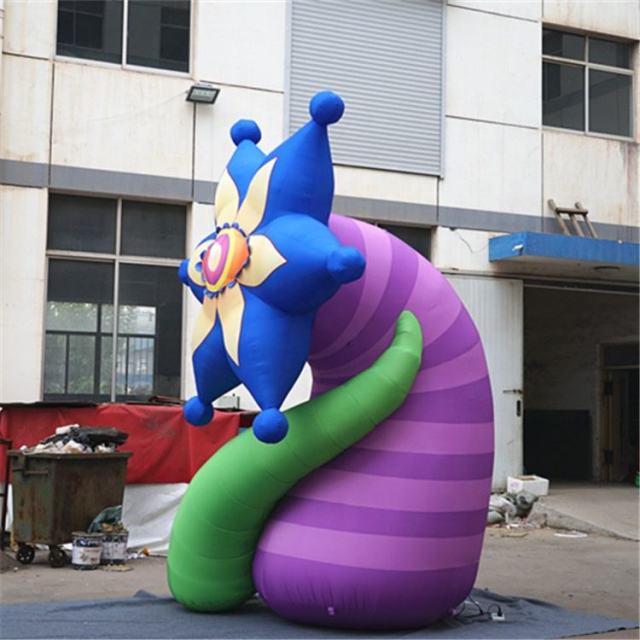 Fantasy Alien Flower Inflatable Sculpture, Durable Advertising Inflatable for Art Installations & Themed Festivals