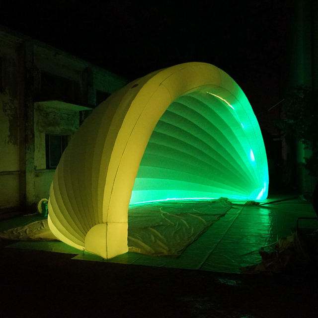 Illuminated Seashell Inflatable Art Installation, Advertising Inflatable for Commercial Decoration & Photo Spots